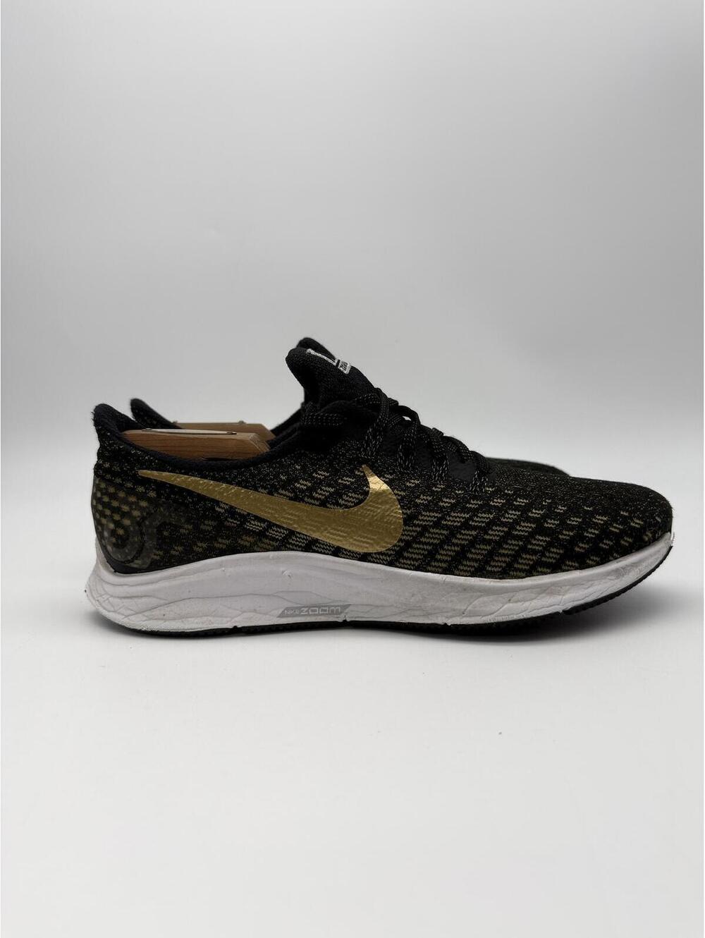 Nike Air Zoom Pegasus 35 Womens Running Shoes Black Metallic Gold Size 8.5